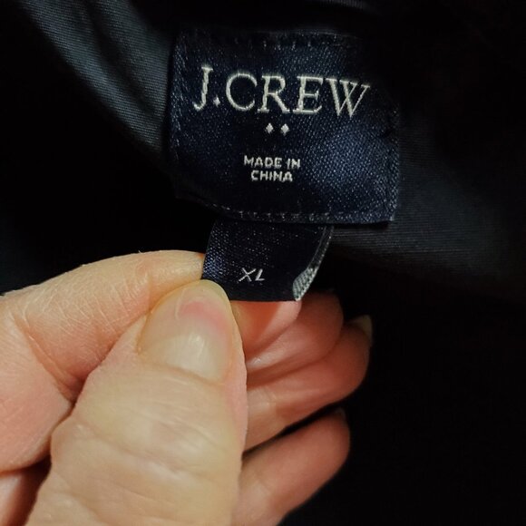 J Crew Utility Jacket Mens XL Navy Blue Lightweight Performance Chore Barn - Picture 6 of 13